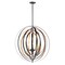 Maxim Lighting Radial 5-Light 30" Wide Black / Gold Pendant Light 28675BKGLD - alternate 1